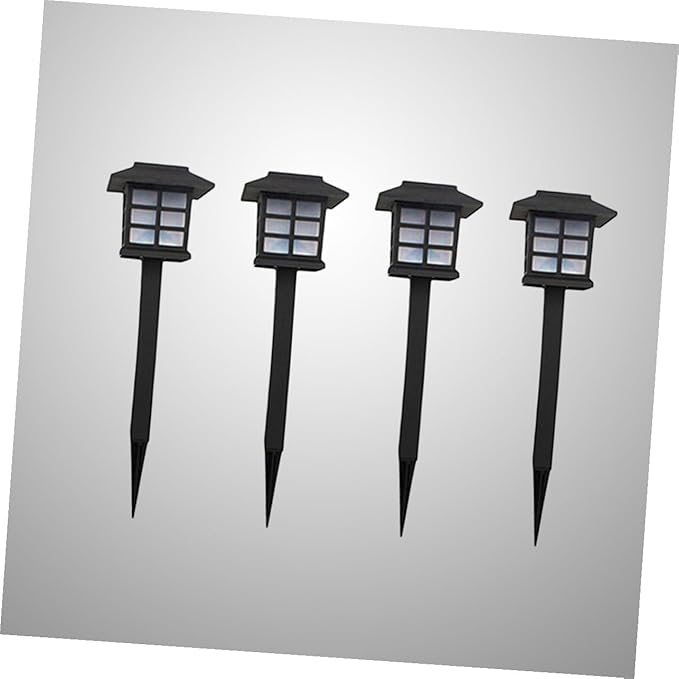 NUOBESTY 4 Pcs Solar Powered Pathway Lights Outdoor LED Spike Lights Warm for Garden Walkway Lawn Patio Driveway | Lumora