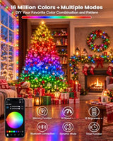 800LED Smart RGB Color Changing String Lights 275FT Halloween Lights App