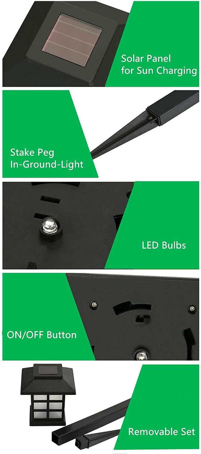 Outdoor Solar Pathway Lights Waterproof 2-Packs Outside LED Decorative Lights Landscape Lighting for Yard Patio | Lumora