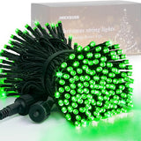 JMEXSUSS 200 LED Halloween Lights Outdoor, 66ft Green String Lights Plug in