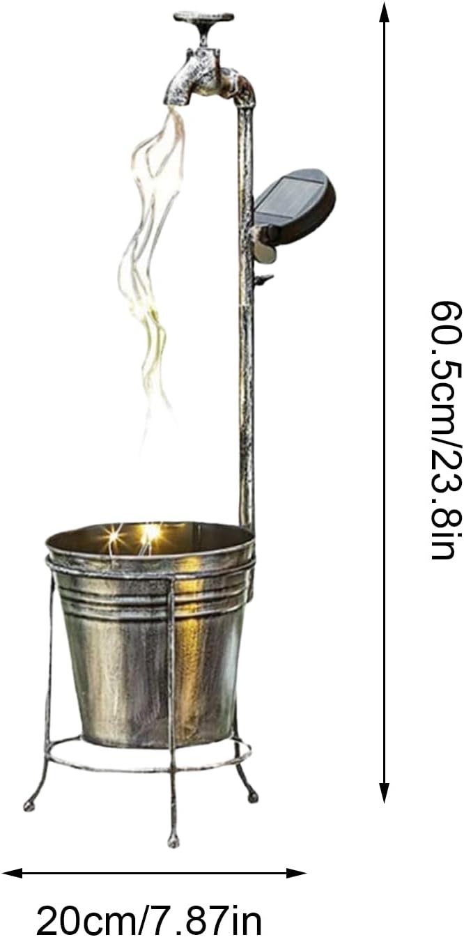 Retro Solar Watering Can, Flexible Waterproof Led Landscape Lights, Stylish Build + Practical Compact Design, Ideal for Garden Yard Farm Pathway Patio Lawn Courtyard Deck Outdoor Decoration
