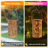 BSGlobal Colorful Sunflower Solar Lanterns Outdoor Hanging Lights