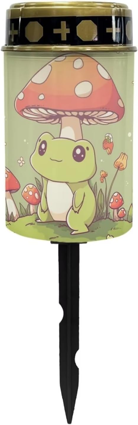 ZOUTAIRONG Solar Glass Light Garden Stake Light, 6 Pack Cemetery Decorations for Grave Outdoor Lights, Jesus Light | Lumora