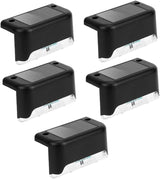 5Pcs Waterproof Solar Step Lights for Outdoor Deck LED Garden Fence Lighting Motion Sensor Solar Lights for Pathway | Lumora