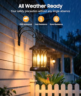 Solar Lanterns Outdoor Waterproof, Upgraded Hanging Solar Lights
