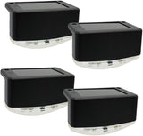 Lurrose Outdoor Led Stair Lights 4 Pack Solar Stair Lamps for Pathway Garden Yard Landscape Waterproof Solar | Lumora