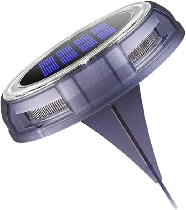 VICASKY Garden Solar Pathway Light 8 LED Warm White Outdoor Solar Lawn Lamp Waterproof In-ground Landscape Lighting | Lumora
