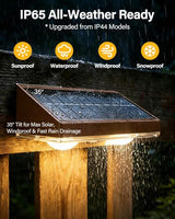 Solar Fence Lights Outdoor, 16 Pack Fence Lights Solar Powered
