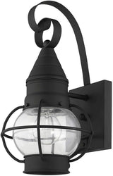 Livex Lighting 26900-04 Transitional One Light Outdoor Wall Lantern from Newburyport Collection in Black Finish | Lumora