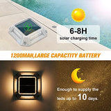 VOLISUN Solar Outdoor Driveway Lights Dock Deck Step LED Lights 8-Pack