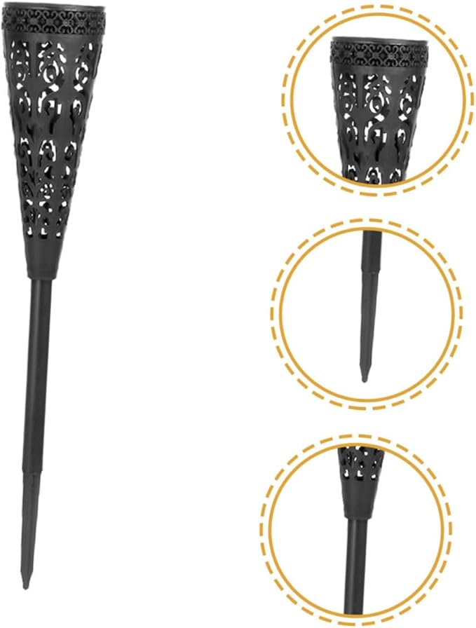 Totority 4 Pieces Solar Pathway Lights Outdoor Solar Powered Garden Lawn Yard Decorative Warm LED Landscape | Lumora