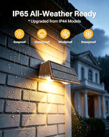 Solar Fence Lights Outdoor, 12 Pack Fence Solar Lights Waterproof