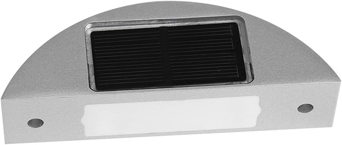 Solar Pathway Light, Casting Aluminum, 6 LED Waterproof - Long Lasting Illumination, Eco - Friendly Solar Charging, Ideal for Driveway and Garden (Red)