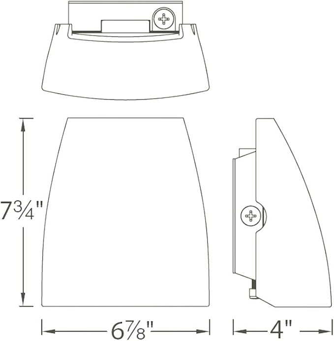 WAC Lighting, Endurance Fin 19W LED Outdoor Wall Light 3000K in White