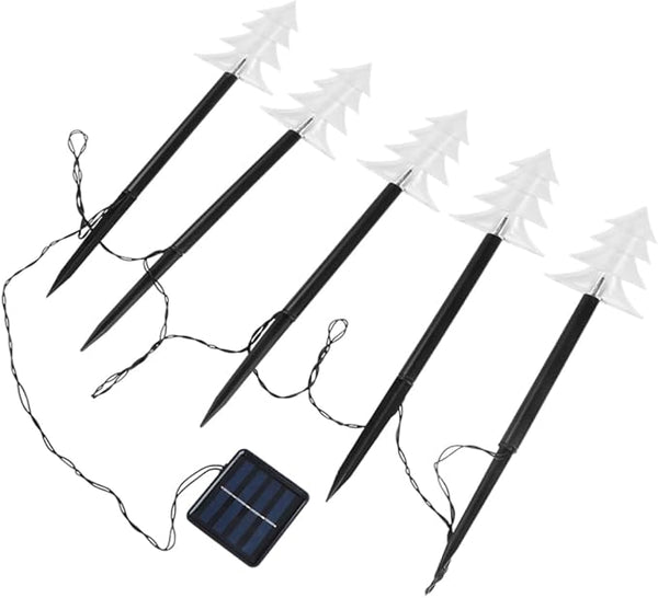Milisten 1set Solar Christmas Tree Light Ground Insert Solar Light for Garden Decor Outdoor Holiday Decoration | Lumora