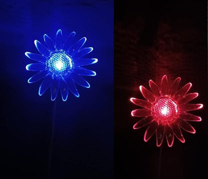 Starry Illuminate 2 PCS Solar Color Changing Style Garden Stake Light Pathway Stake Light (Sun)