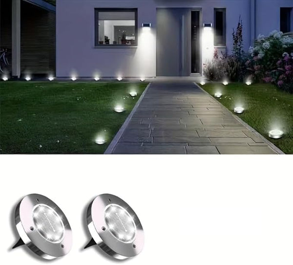 Outdoor Solar Ground Lights, Solar Lawn Lights, Bright and Colorful Solar Lights, Suitable for Paths, Gardens | Lumora