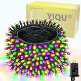 200 LED Extendable Green Yellow Purple Mardi Gras Lights Outdoor Indoor