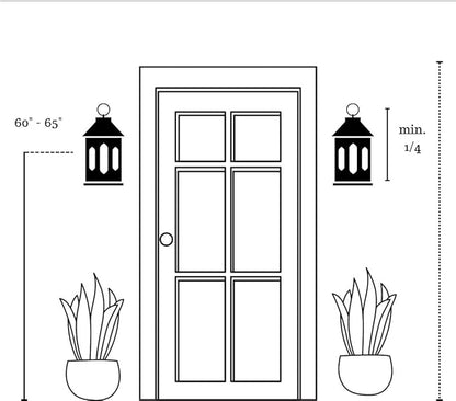 Quoizel Newbury Outdoor Wall Lantern, 20 Inch 2-Light Mystic Black Wall Sconce, French Country Exterior Wall Lantern Fixture, E12 Base, Clear Glass, Outside Lights for Patio, Porch, Garage or Yard
