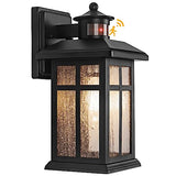 Brilvibera Outdoor Wall Light Motion Sensor, Dusk to Dawn Outdoor Lighting