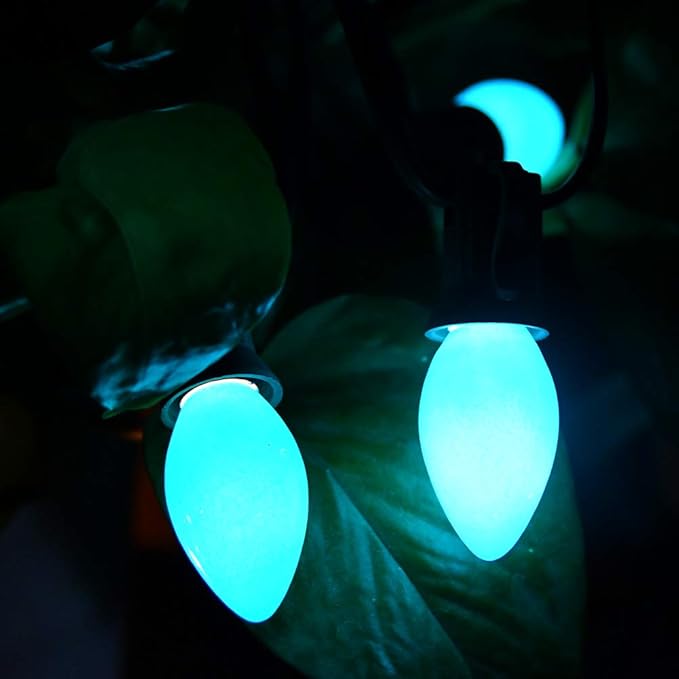 GOOTHY 25 Pack C7 Blue Christmas Replacement Light Bulbs, C7 Blue Incandescent Light Bulbs for Christmas Outdoor | Lumora