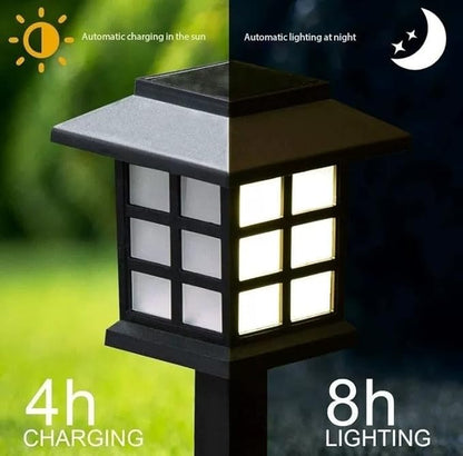 Generic LED Solar Outdoor Lights Waterproof Solar Garden Lights with 10 Hours Lighting for Patio, Yard, Garden, Landscape, Path (White Light, 2Pack), dj003xgd
