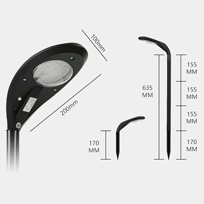 4 Pack Solar Pathway Lights Outdoor IP65 Waterproof Solar Lights Solar Yard Lights for Garden Patio Yard Landscape Pathway Lawn