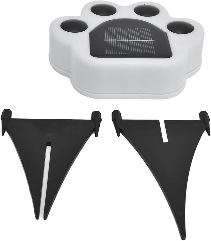 LED Solar Light Shape Buried Lamp 4PCS, Outdoor Garden Lawn Decorative Lighting, Solar Powered - Easy Installation, Weather, Ideal for Courtyard Pathway (White Light)