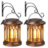 Solar Lanterns Outdoor Waterproof Lights, Built-in Hook Bright Lanterns