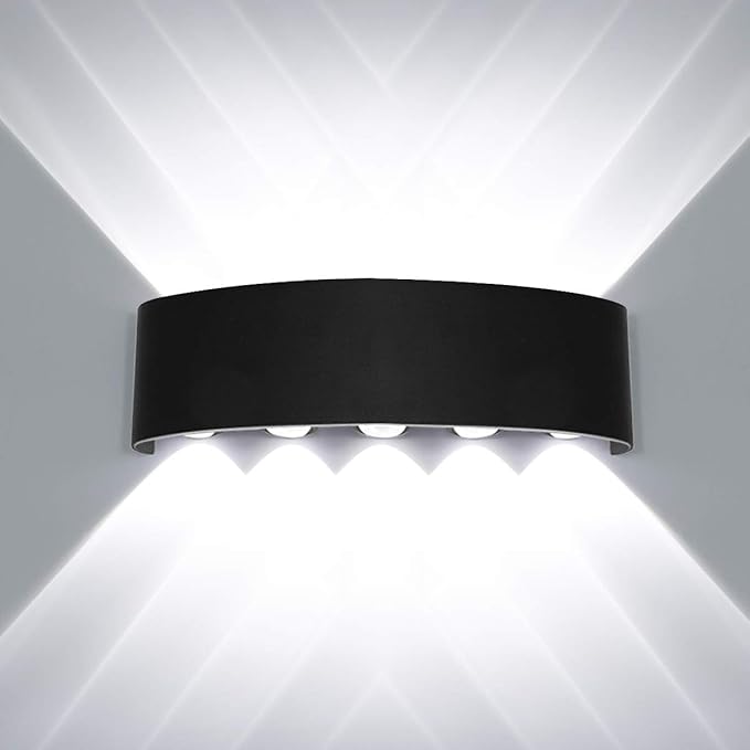 Kawell 10W Waterproof Modern Wall Sconces LED Wall Light Up Down Aluminum Wall Lamp LED Indoor Outdoor for Bedroom | Lumora