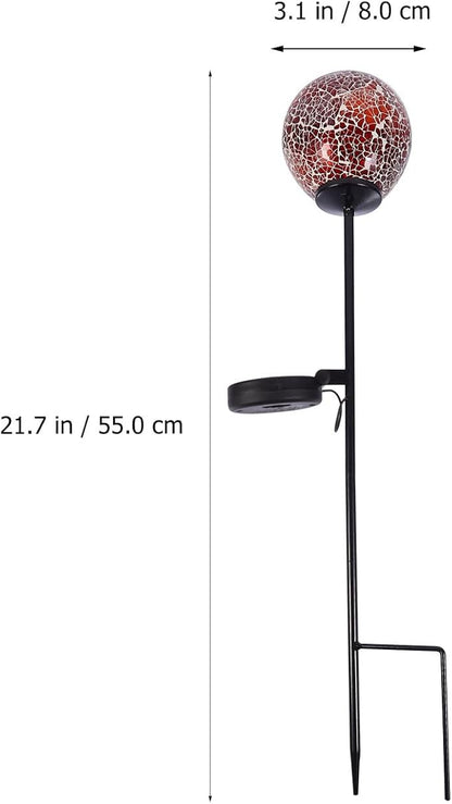 TOYANDONA Solar Lawn Lamp Waterproof Mosaic Solar Garden Light Outdoor Landscape Yard Path Light for Patio Decoration