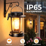 Solar Lanterns Outdoor Waterproof, Bright Hanging Solar Lights for Outside