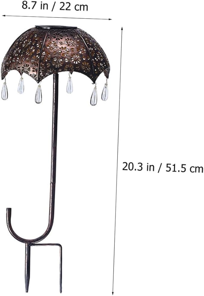 Solar Led Garden Landscape Lamp Umbrella Shape Outdoor Patio Decor Solar Pathway Lights Outdoor Lights | Lumora