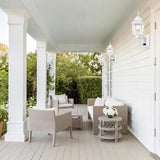 Lamomo Motion Sensor Outdoor Wall Lights, Outside Porch Lamps, White
