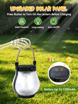 4 Pack Halloween Solar Lanterns Outdoor Waterproof Green Solar Flame Lights