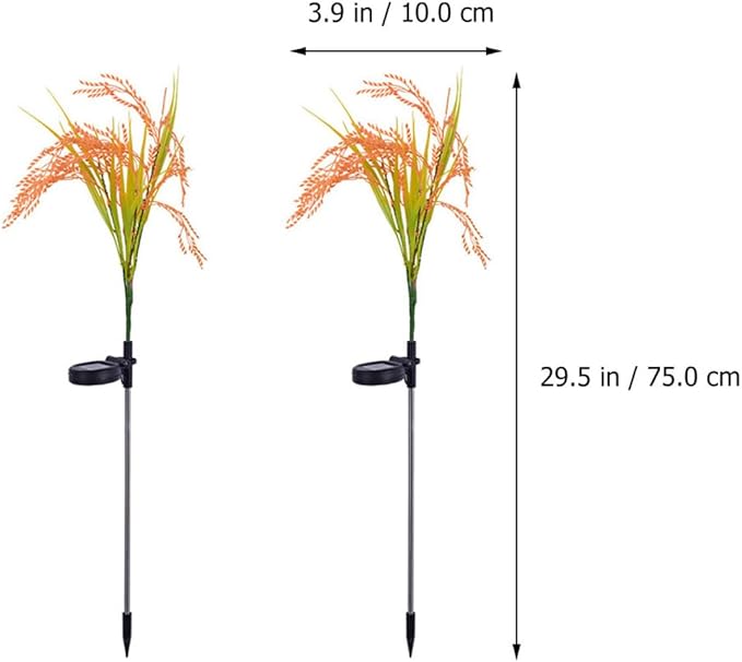 LED Solar Garden Lawn Path Lights, 4pcs Waterproof Solar Ground Inserting Landscape Lights for Outdoor Patio Yard | Lumora