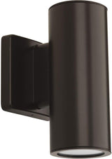 Progress Lighting P563001-020-30K Cylinders Collection 3" LED Modern Outdoor Small Up/Down Wall Lantern Light | Lumora