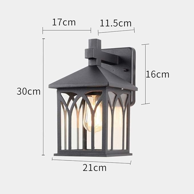 E26 Outdoor Waterproof Wall Light,Fashion Retro Bracket,Die- AlumiExpression artistique m Sconce,Stair Courtyard | Lumora