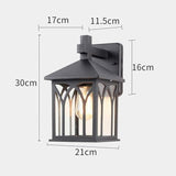 E26 Outdoor Waterproof Wall Light,Fashion Retro Bracket,Die- AlumiExpression artistique m Sconce,Stair Courtyard | Lumora