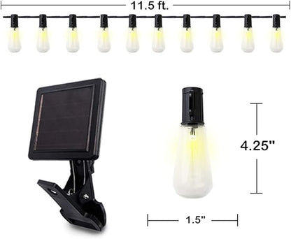Touch Of ECO Luminites - Solar Powered Tube Edison Lights (TOE190)