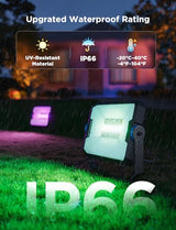 Govee Outdoor Flood Lights 2, RGBIC IP66, Wired 4 Pack