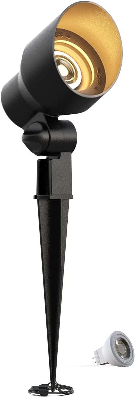 GOODSMANN Low Voltage Landscape Flood Light 3W LED 200 Lumen Outdoor Spotlight 3000K Warm White Replaceable LED | Lumora