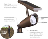 Feit Electric OneSync Bronze Solar Powered/Remote 100 W LED Spotlight 1 pk - Outdoor Security Flood Light | Lumora
