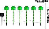 Valentines Solar Lights Outdoor - St Patty's Day Decorations, St. Patrick’s Day Yard Art | St. Patrick’s Day Lawn | Lumora