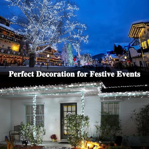 KAQ Connectable 200LED 66Ft String Lights, Christmas Lights Indoor Outdoor