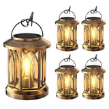 Solar Lantern Outdoor Lights with Wall Mount Kit, Upgraded Solar Lanterns