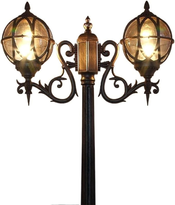 Outdoor Lamp Post Light Lamp Post Lights, Creative 2-Light Outdoor Post Light Traditional Victoria High Landscape | Lumora