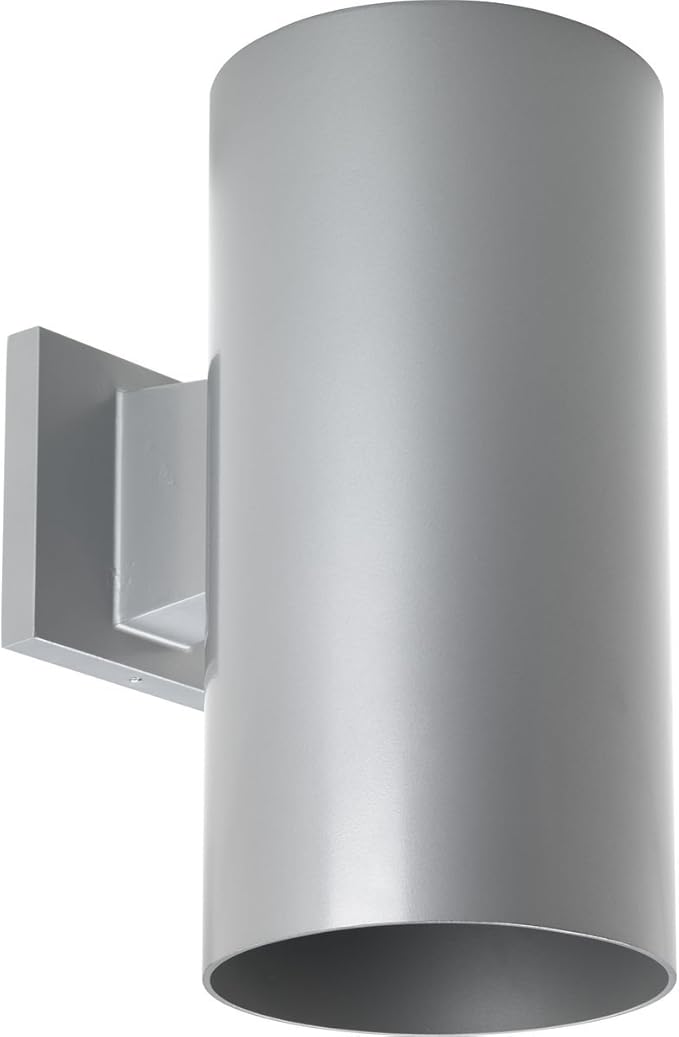 Progress Lighting 6-Inch Cylinder Outdoor Wall Sconce, 1-Light Modern Wall Mount Light, Interior and Exterior | Lumora