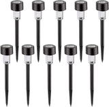 10pcs Waterproof Solar LED Landscape Path Lights Ground Stake, White Light Outdoor Garden Lawn Road Lighting for | Lumora