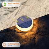 YiLaie Solar Step Dock Deck Stair Stick on Lights for Outside Solar Powered